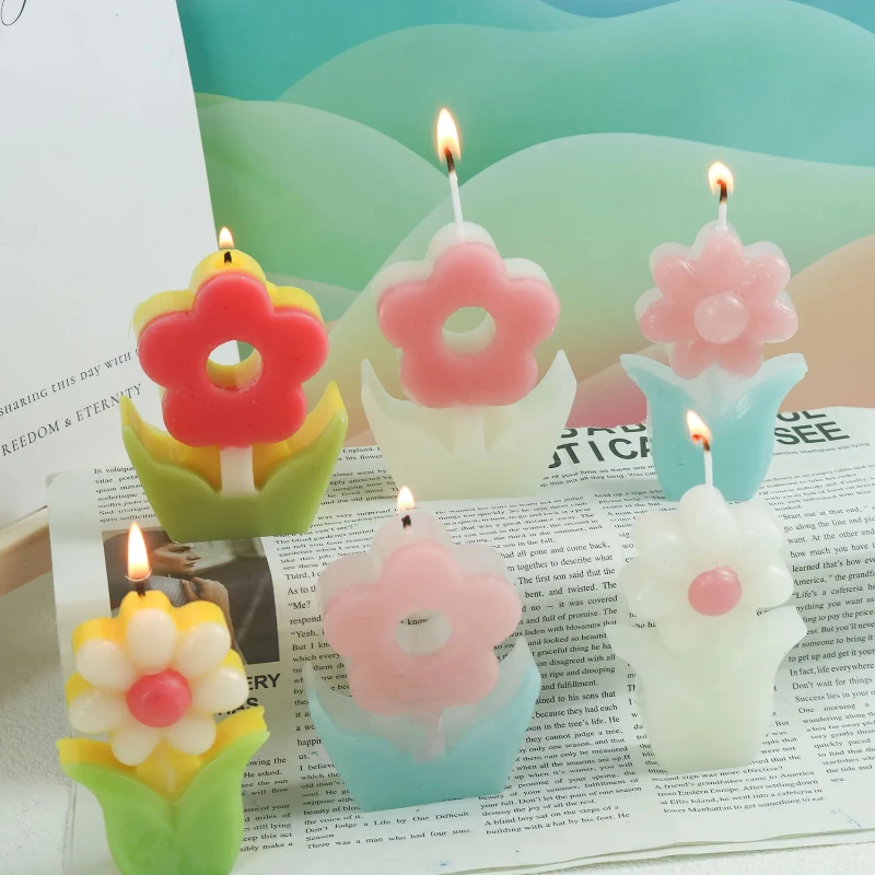 Soap Making In Home - Moule en silicone pour bougie aromathérapie