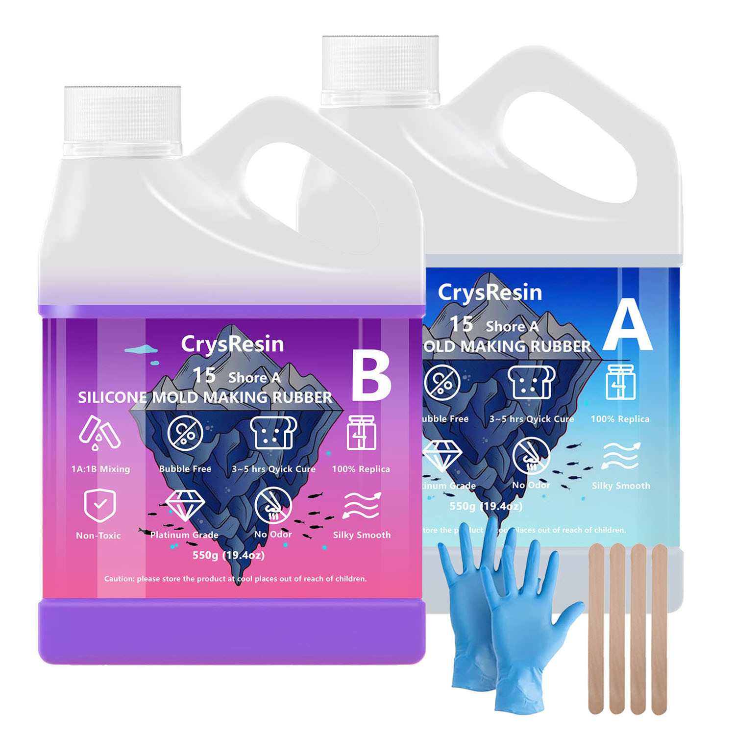 Soap Making Ratios - Kit de moulage en silicone liquide