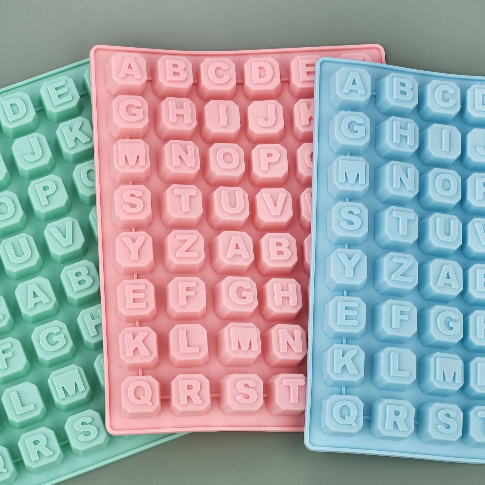 Soap Making Organic - 48 lettre Enghish Alphabet lettre Silicone
