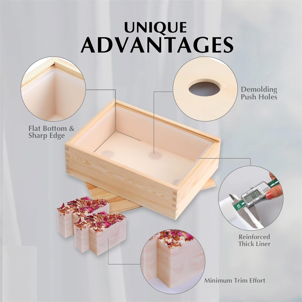 Grands moules à savon rectangu - Soap Making Equipment For Beginners avis et prix